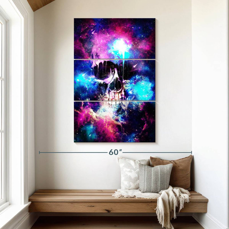 Crâne de l'espace Kerner I, H 50 po x l 32 po