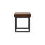Cubic Side Table, Metal Base
