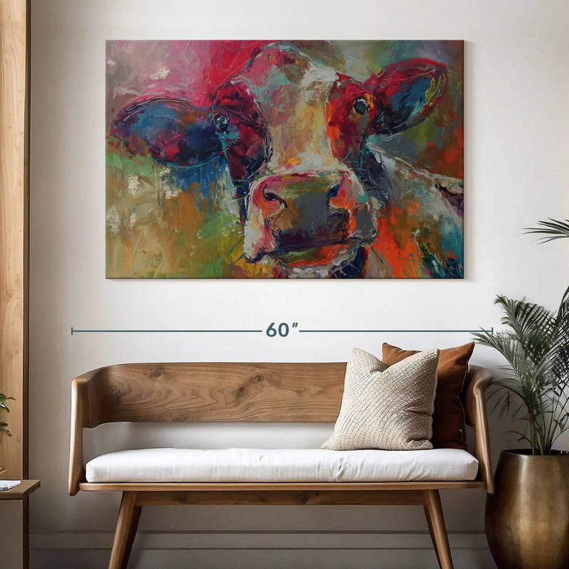 Vache 8, H 34 po x l 51 po
