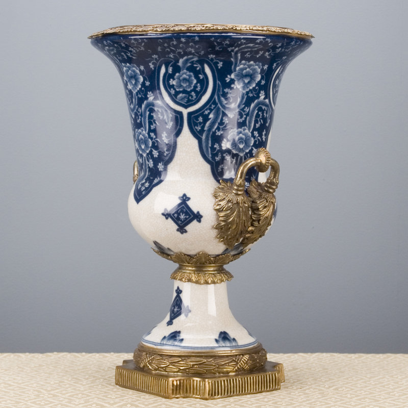 Qipao Handcrafted Porcelain China Table Vase