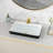 19" L x 12" W Semi-Recessed Vessel Sink Rectangular Above Counter Basin Drop-In Bathroom Sink-116864714