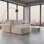 103.5-inch Cloud-style Sectional Sofa With L-shaped Recliner-2065856435