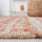 Bel-Air Flat Weave Jute/Cotton Southwestern Rug in Natural/Rust-396627207