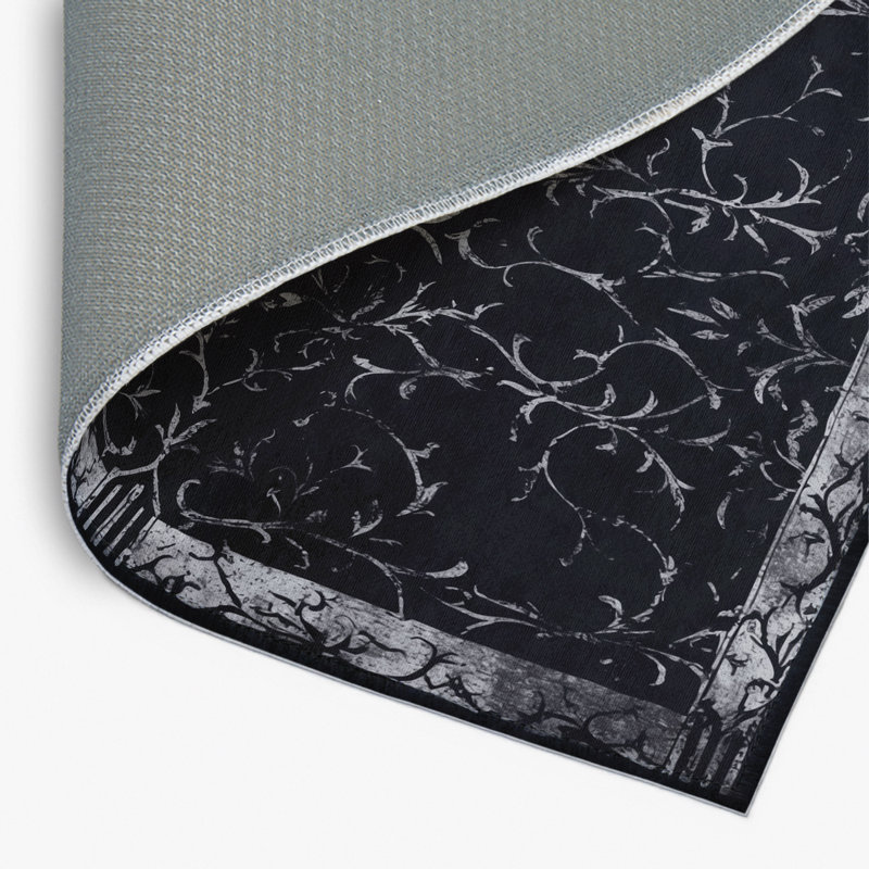 Tapis intérieur et extérieur Velvet Raven, Rectangle 9 pi x 12 pi