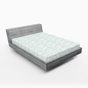 Vert menthe, blanc / floral