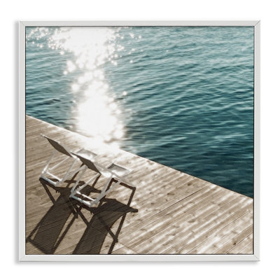 «Deck Chair Shadows», art giclée par Noah Bay