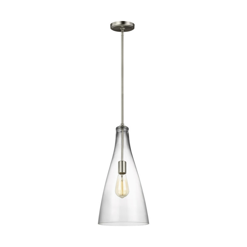 Luminaire suspendu à une lumière Arilda , Nickel brossé