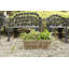 Jardinière rectangulaire avec insert en plastique