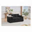 Canapé-lit chenille en tissu avec accoudoirs de rangement, port USB et table d'appoint-193721388