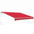 Retractable Awning Patio Awnings Sun Shade Shelter With Manual Crank Handle, 280G/M² UV & Water-Resistant Fabric And Aluminum Frame For Deck, Balcony, Yard-112604602-112604600