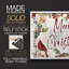 «Merry Christmas Cardinals», impression encadrée-969699053