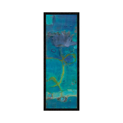 Reedy Blue III by Sue Jachimiec - Floater Frame Panoramic Gallery-Wrapped Canvas Giclée on Canvas