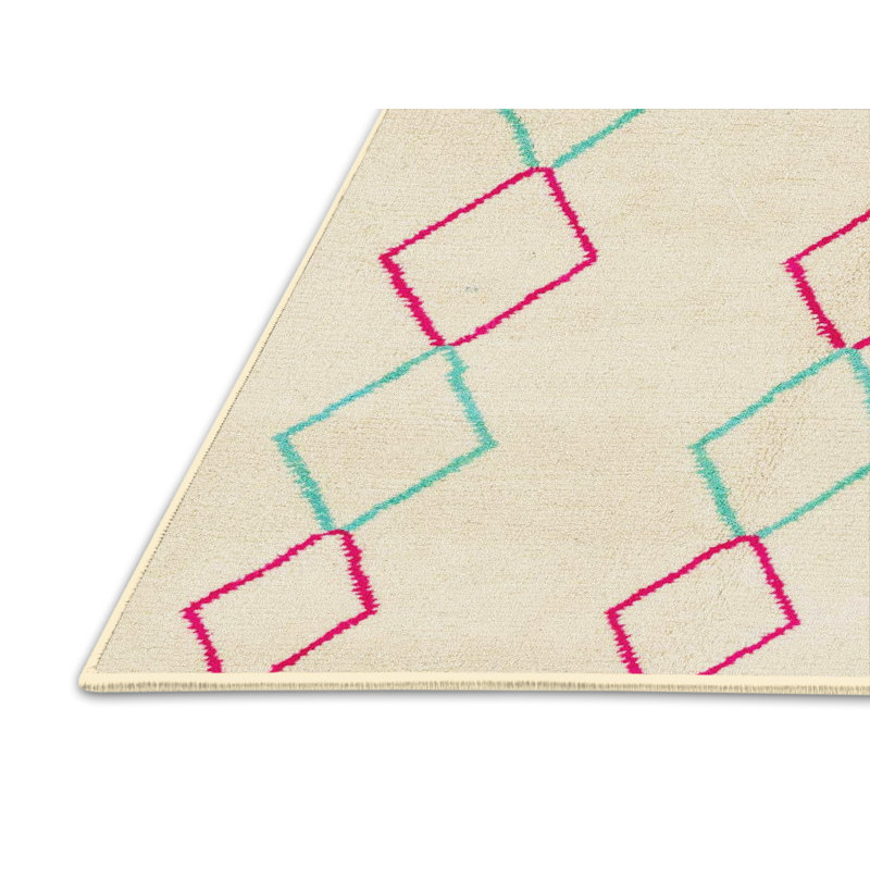 Abstract Indoor Rug, Rectangle 7' x 10'