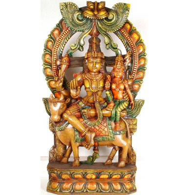 Shiva et Parvati sur Nandi