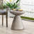 Outdoor Lightweight Concrete Side Table