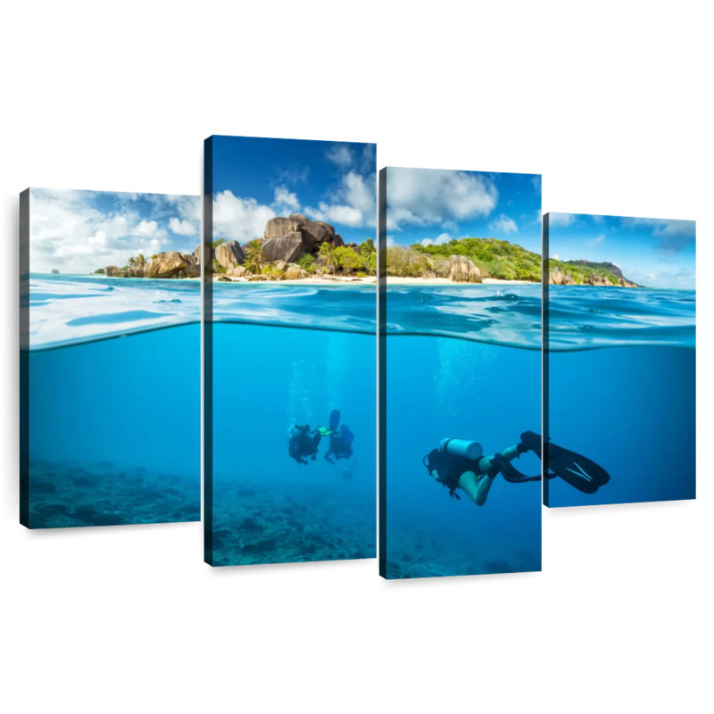 Sireci Diving, 22" H x 36" W