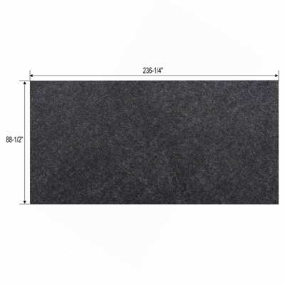 20' x 7'5" Multi-Purpose Garage Floor Mat, Absorbent Oil Pad, Premium Maintenance Mat,Protective Flooring for Under Cars