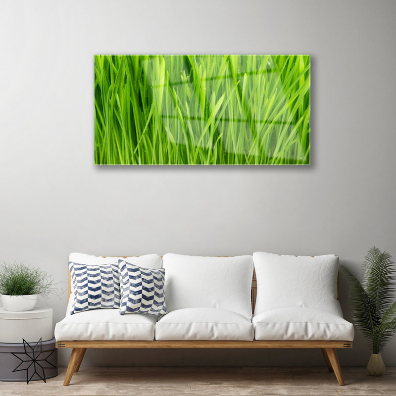 Floral Weed - No Frame Print on Glass