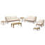 Sack Outdoor Teak Conversation Set-1330967843