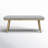 Lucia Polyester Upholstered Bench