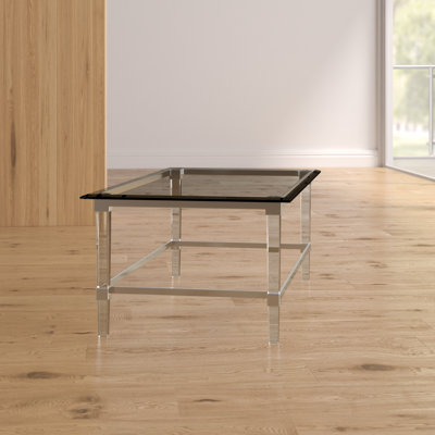 Lower Hazel Glass Top Coffee Table