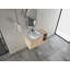 Meuble-lavabo mural avec lavabo d'art en céramique et porte à fermeture en douceur, emballage KD, contreplaqué-1098233423
