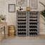 Abderahmane Solid Wood Freestanding Wine Bottle Rack-761202409