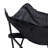 2PCS Outdoor Camping Chairs Folding/Portable Design, Carry Bag,In Black-1500487619