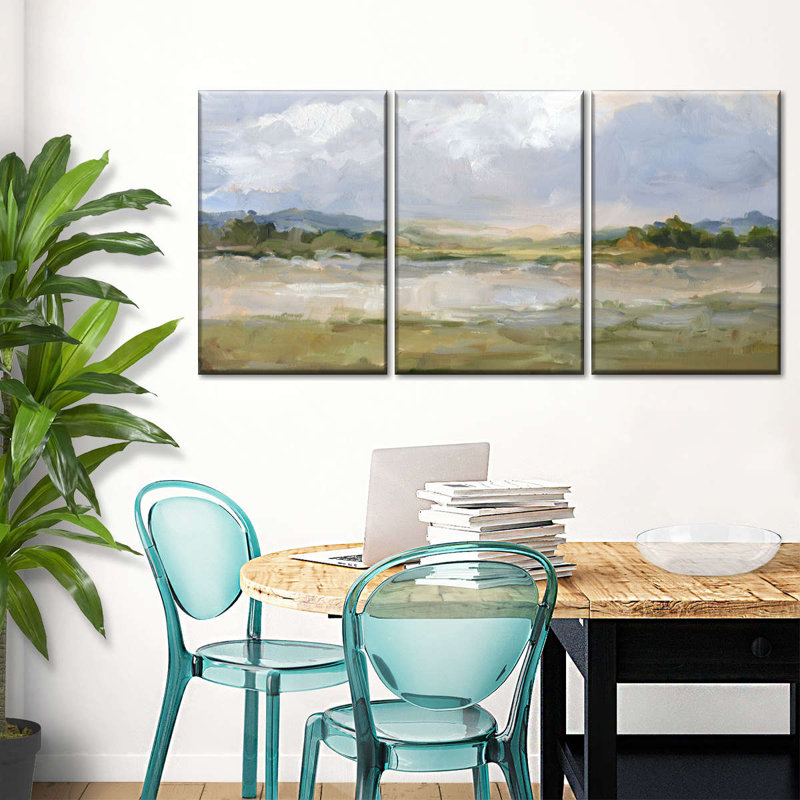 «May Skies II», reproduction d'art sur toile, H 12 po x l 26 po x P 1 po