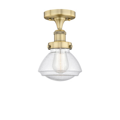Almarosa Glass Semi Flush Mount