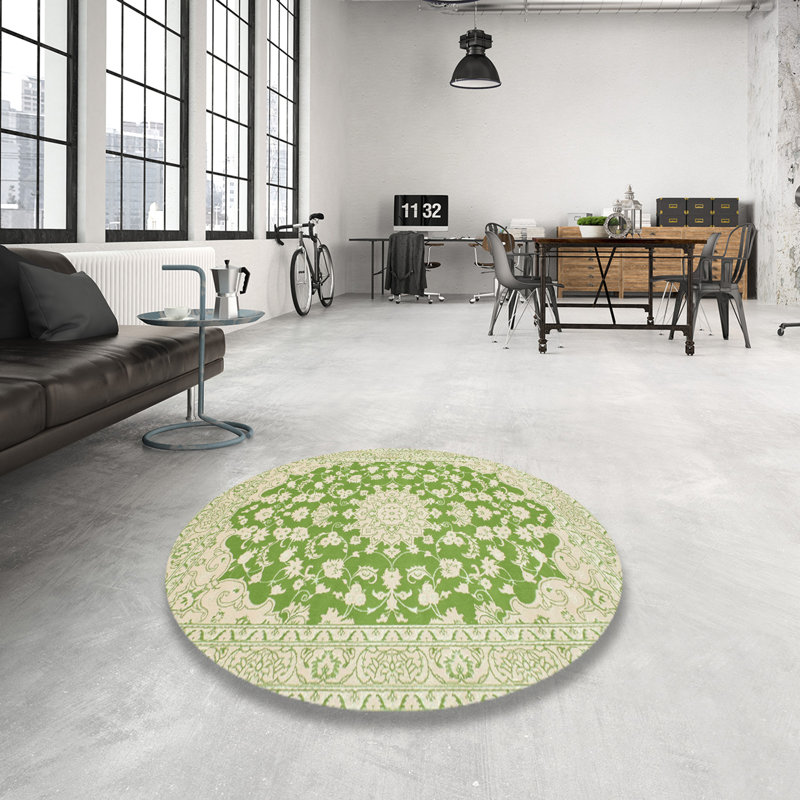 Cartrina Oriental Indoor Rug, Round 8'