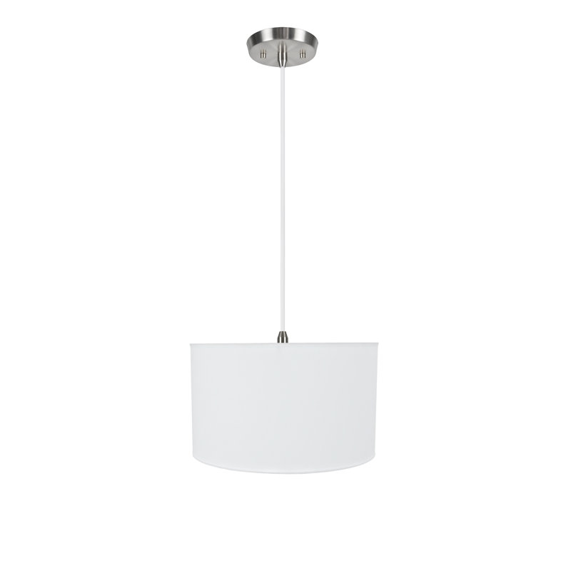 Luminaire suspendu tambour 2 lumières unique Kaiden