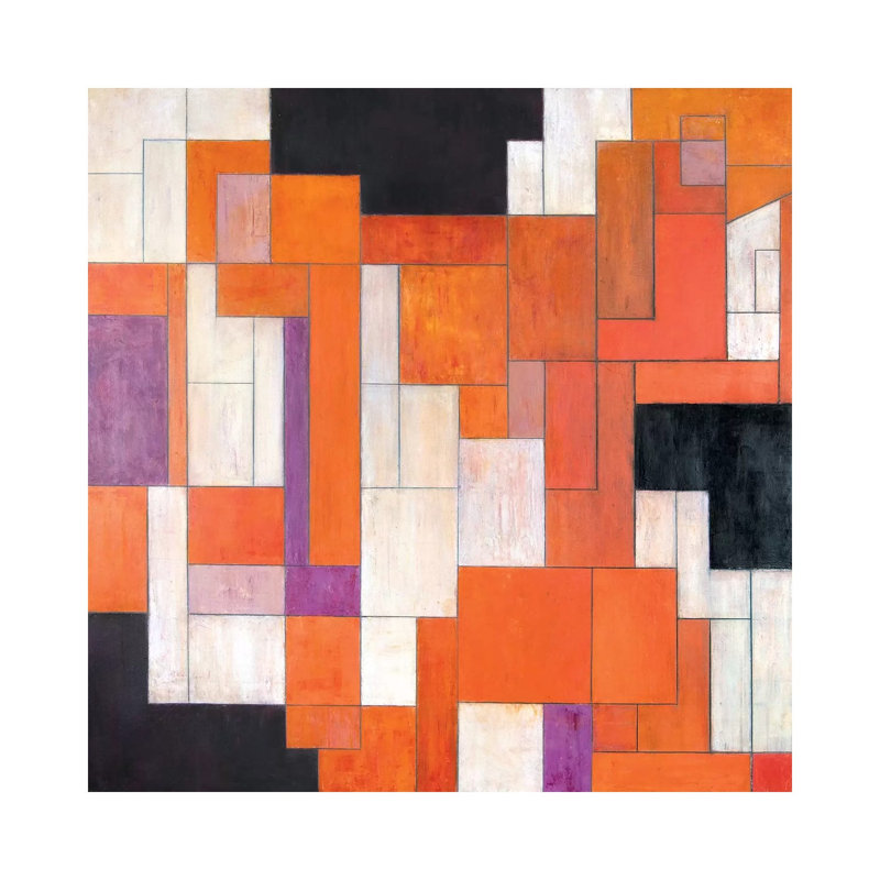 Parallel Lives by Stephen Cimini - Painting on Canvas, 45.72cm H x 45.72cm W x 3.81cm D, Wrapped Canvas