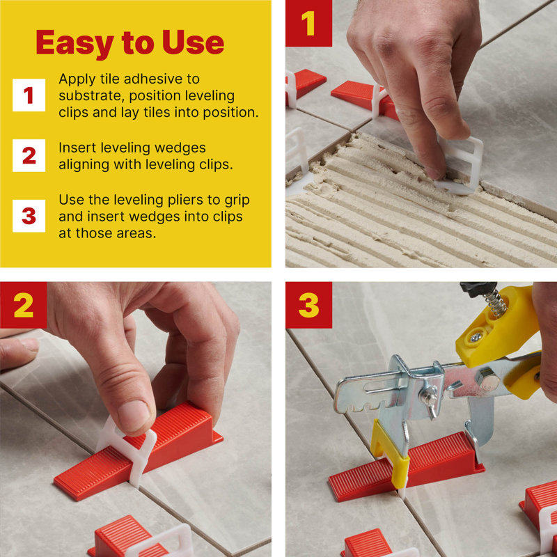 SS 1/16" Self-Levelling Clips