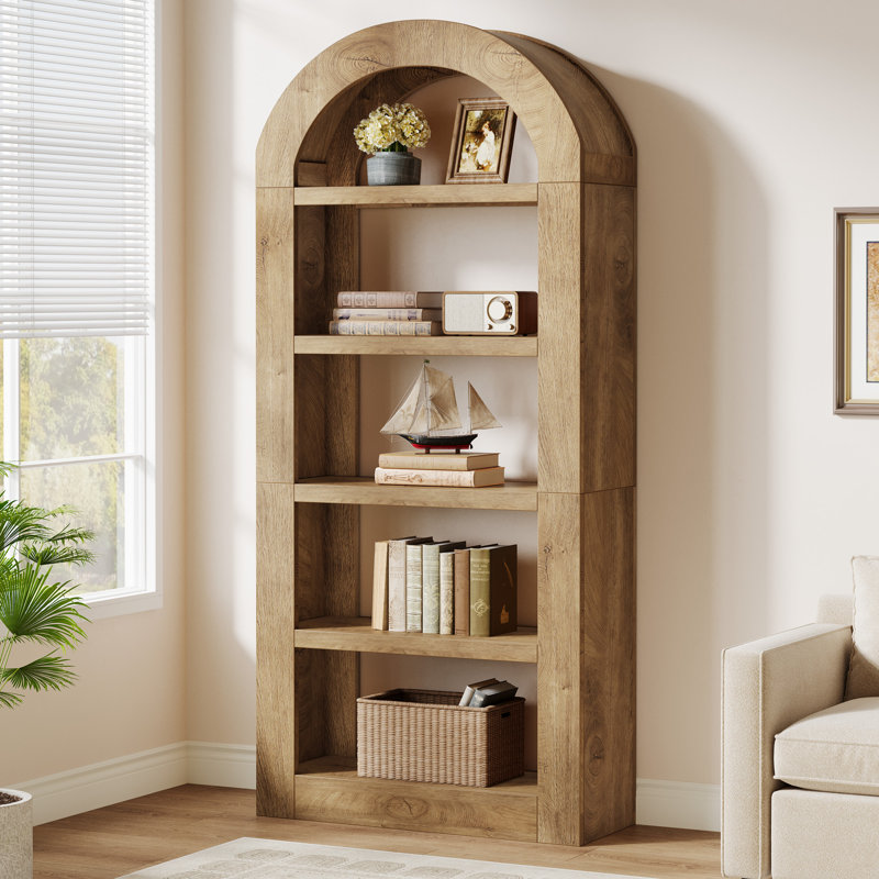 Bibliothèque 70,87 "de hauteur avec 5 tablettes