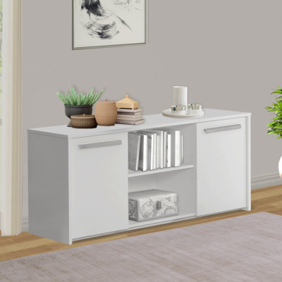 Classeur latéral élégant avec tiroirs spacieux et tablettes réglables pour l'organisation de bureau à domicile "-DOOR CREDENZA FILE Cabinet"