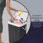 Califf Bamboo Laundry Hamper with Handles-781794337