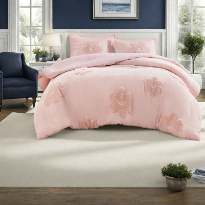 Ensembles de literie pour grand lit en chenille de qualité supérieure, floral réversible pour maison moderne