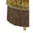 Gold Vanity Stool With Button Tufted