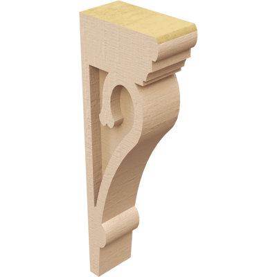 Mayflower Rough Cedar Woodgrain TimberThane Corbel, Primed Tan