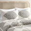 Édredon pour lit double / grand 4 pièces avec coussin décoratif. Noir / imprimé. 100%. . Composant d'inspiration mondiale. Oreiller imprimé double / grand lavable à la machine. Noir. Tissu en microfibre. Part.