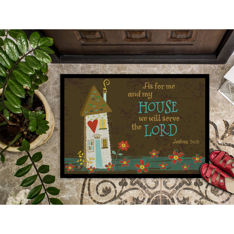 Peaslee Non-Slip Outdoor Doormat, Rectangle 2' x 3'