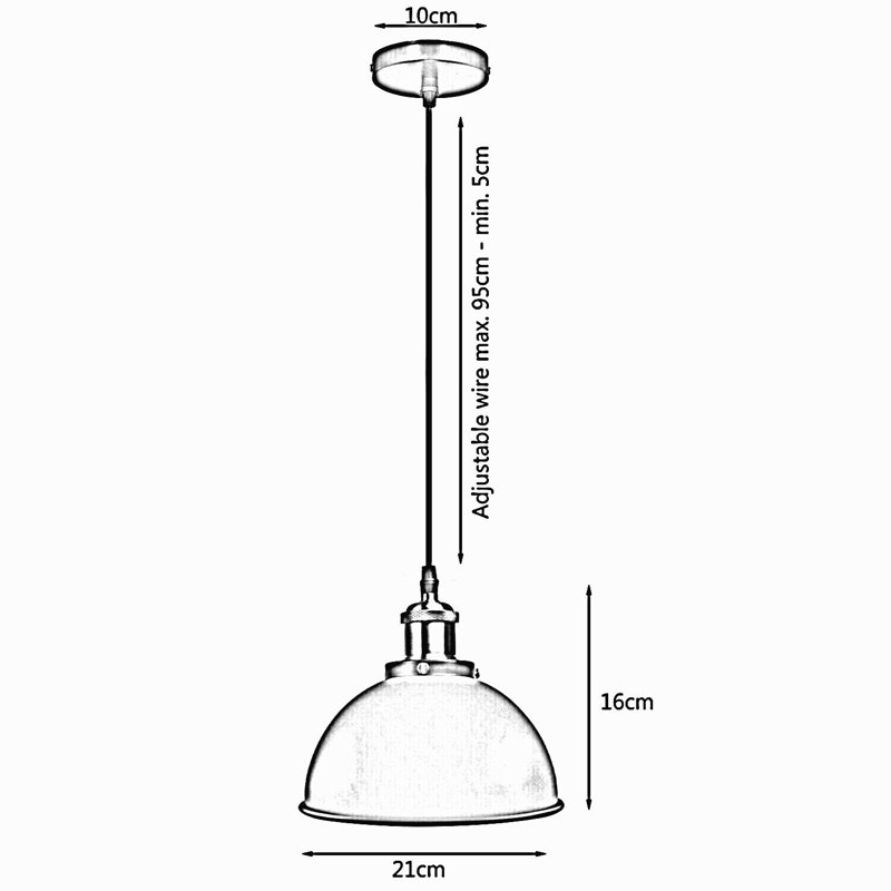 Arroyo 1 - Light Black Dome Pendant, Brushed Silver