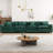Wider Armrest 4-Seater Sofa with Pillow Top Arms, Modern Cloud Couch with Double Layer Upholstered Cushion & Breathable Chenille Fabric for Living Room, Bedroom-989929816-989929821-989929820
