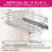 Heavy-Duty Premium Collection Pull Out Cabinet Organizer - Pantry Drawer Slide Out Caddy - Basket Size 11" W X 21" D X 5" H, Anti-Rust Chrome Finish