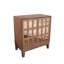 Buffet à buffet, armoire de rangement moderne de style Mid-Century avec portes et tablettes, armoire de style bohème en bois pour le salon