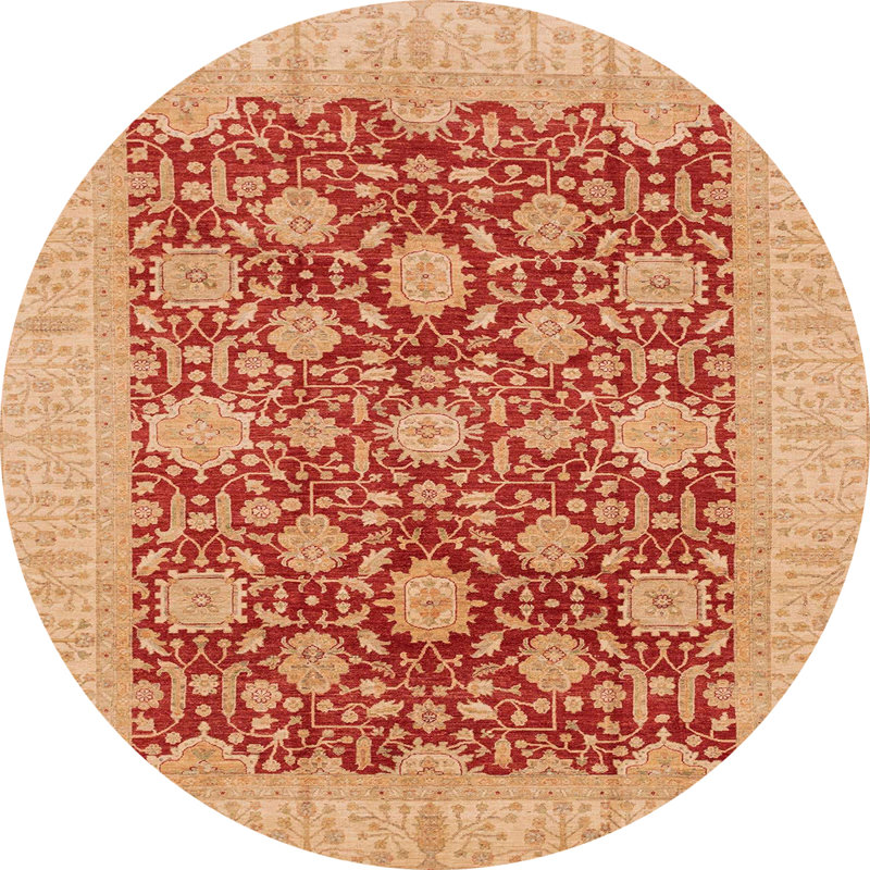 Adamis Abstract Indoor Rug, Round 6'