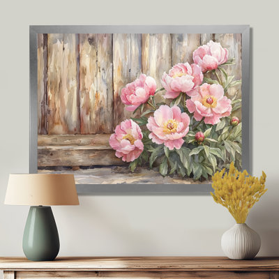 Dononie ferme pivoines par le poulailler I - pivoines, art mural
