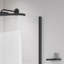 Porte de douche, avec verre trempé de 1/4 po (6 mm) pour porte de douche de salle de bain, 36 x 36 x 72 po (non incluse)