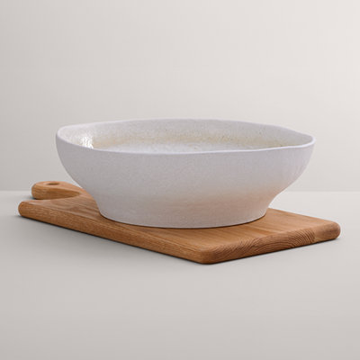 Stellar Stoneware Serving Bowl